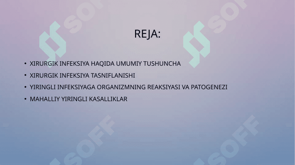 Xirurgik infeksiyalar 2