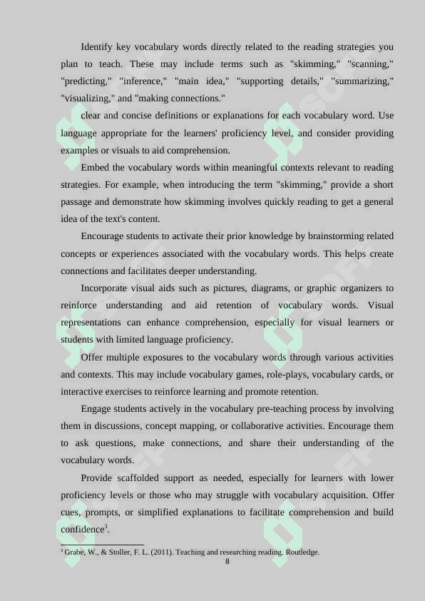 READING WRITING AND LEARNING IN ESL 7