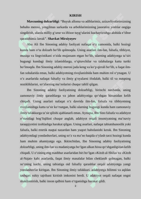 ABU ALI IBN SINONING ADABIY FAOLIYATI 2