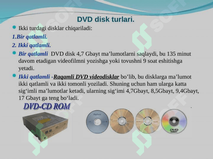Disklarga xizmat ko'rsatuvchi dasturlar 7