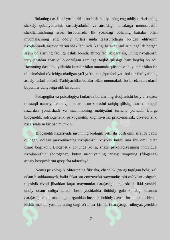 maktabgacha ta’lim tashkilotlaridagi tarbiyalanuvchilar faoliyatini rivojlantirishning loyihalashtirish xususiyati 7