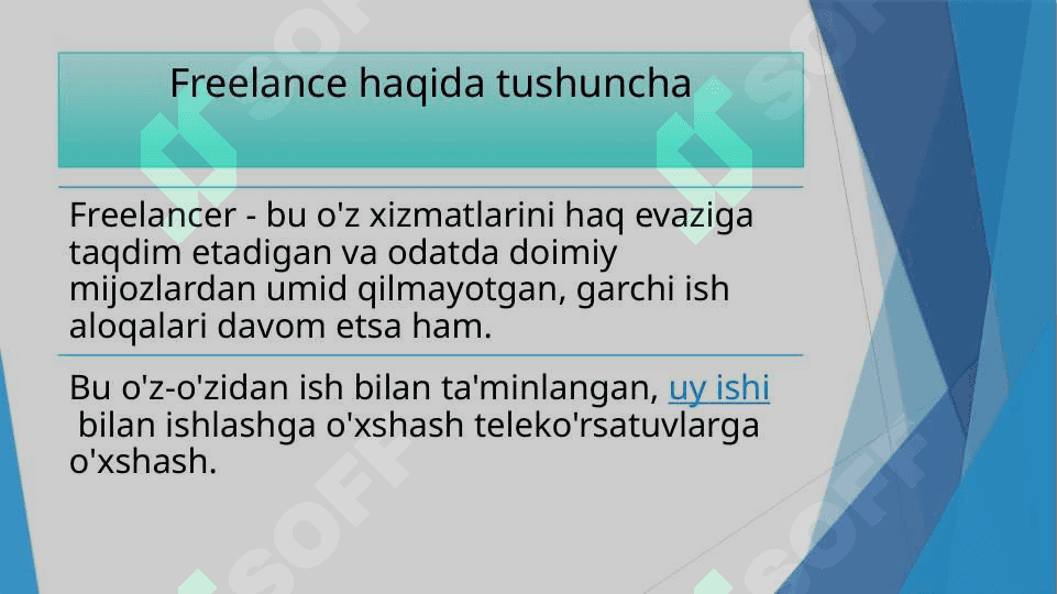 WEB-FREELANCE HAQIDA TUSHUNCHA 2