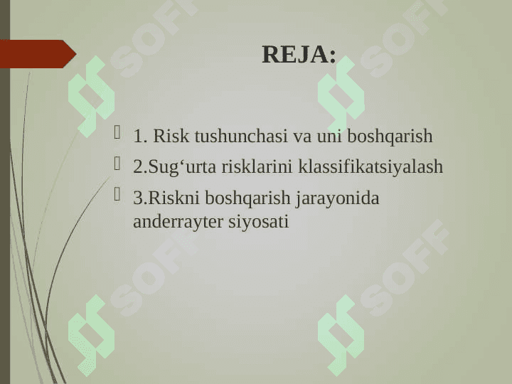 Sug'urtada risk transformatsiyasi 2