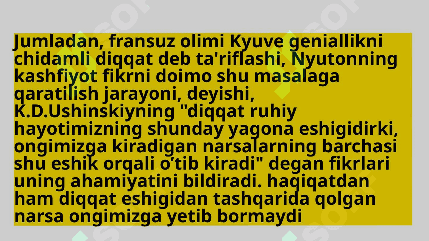 Diqqat Sezgi  Idrok 7