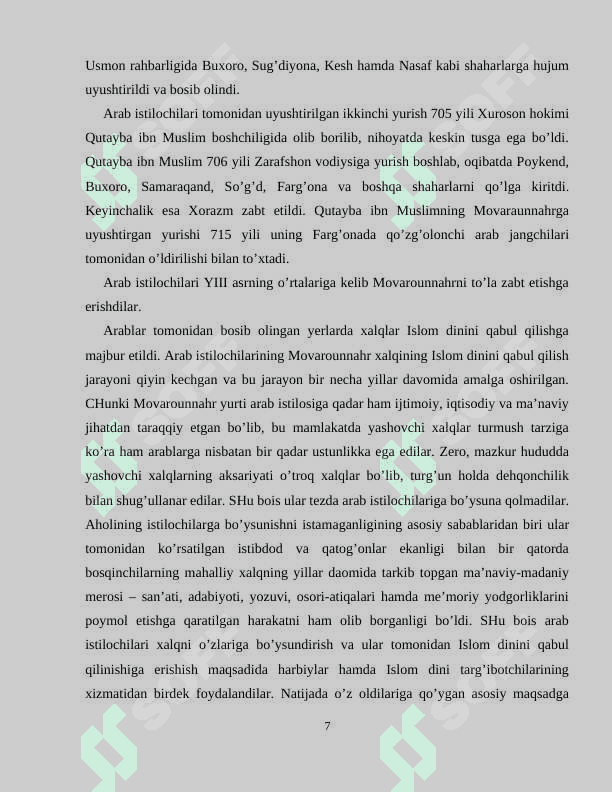 ISLOM DINI G'OYALARINING TA'LIM-TARBIYAGA TASIRI 7