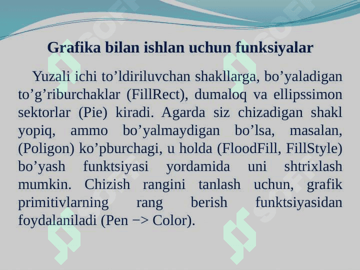GUI muhitida grafik imkoniyatlar 3