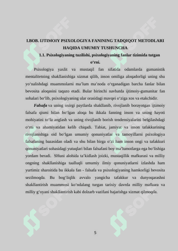 IJTIMOIY PSIXOLOGIYA FANINING TADQIQOT METODLARI 5
