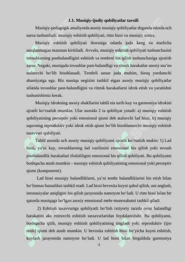 MUSIQA DARSLARIDA O'QUVCHILARNING IJODIY  FAOLIYATINI RIVOJLANTIRISH. 3