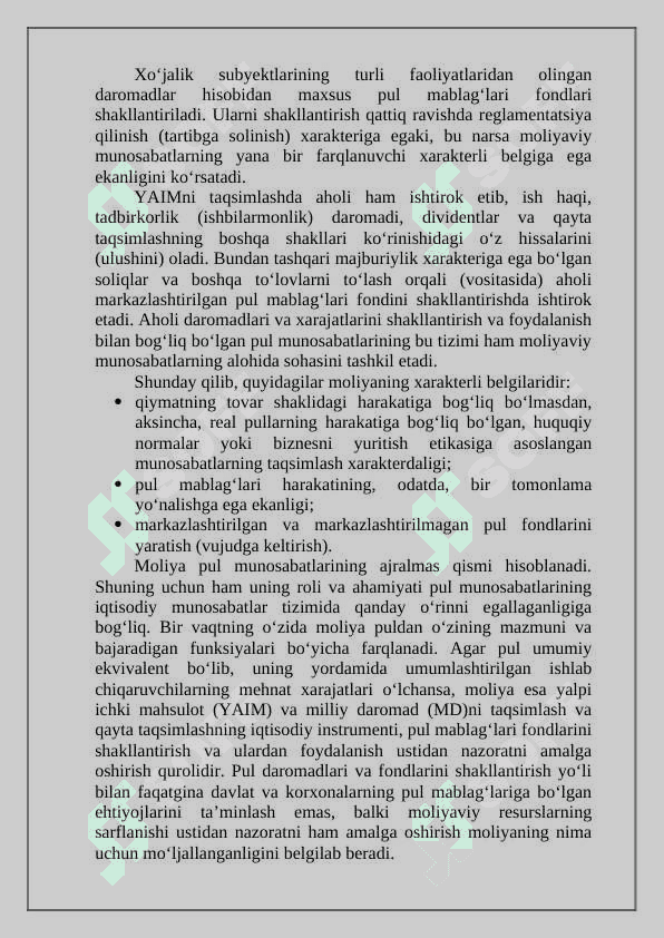 Moliyaning mohiyati va funksiyalari 7