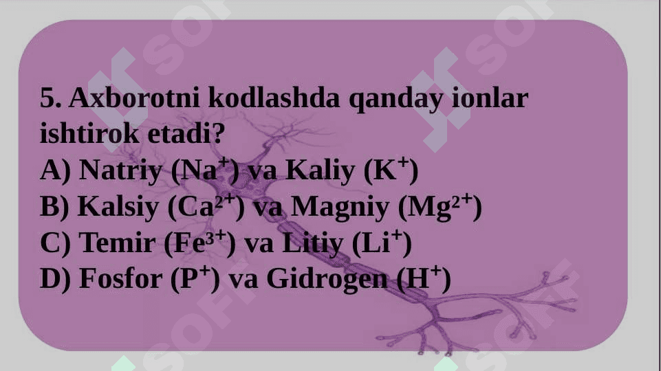 Informatsiyani kodlash mexanizmlari 7