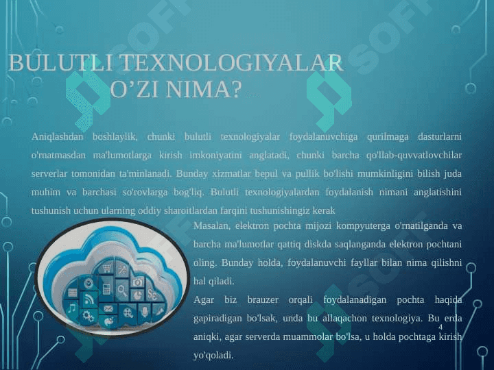Bulutli ma’lumotlarni saqlash 4