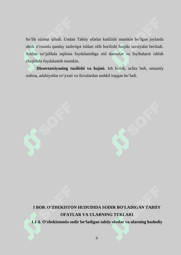 TABIIY OFATLAR VA ULARNI BARTARAF ETISH 6