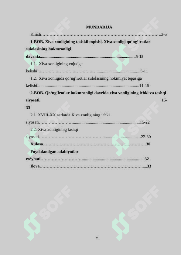 Xiva xonligining tashkil topishi va siyosiy tarixi KURS ISHI.docx 2