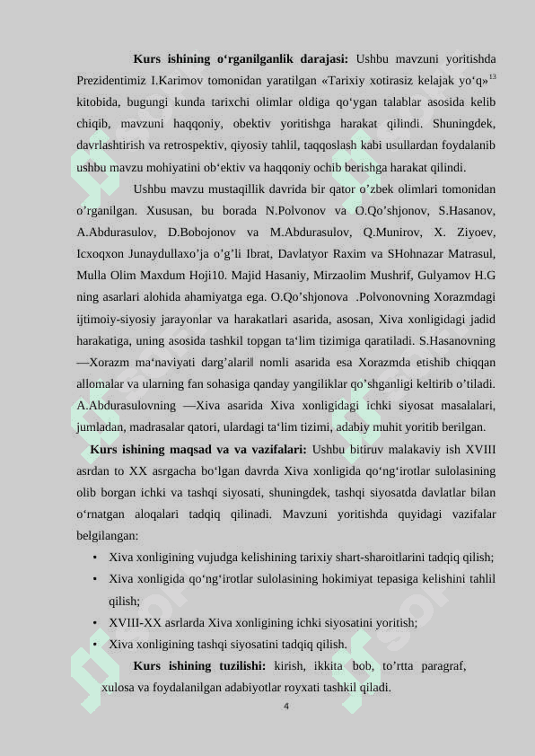 Xiva xonligining tashkil topishi va siyosiy tarixi KURS ISHI.docx 4