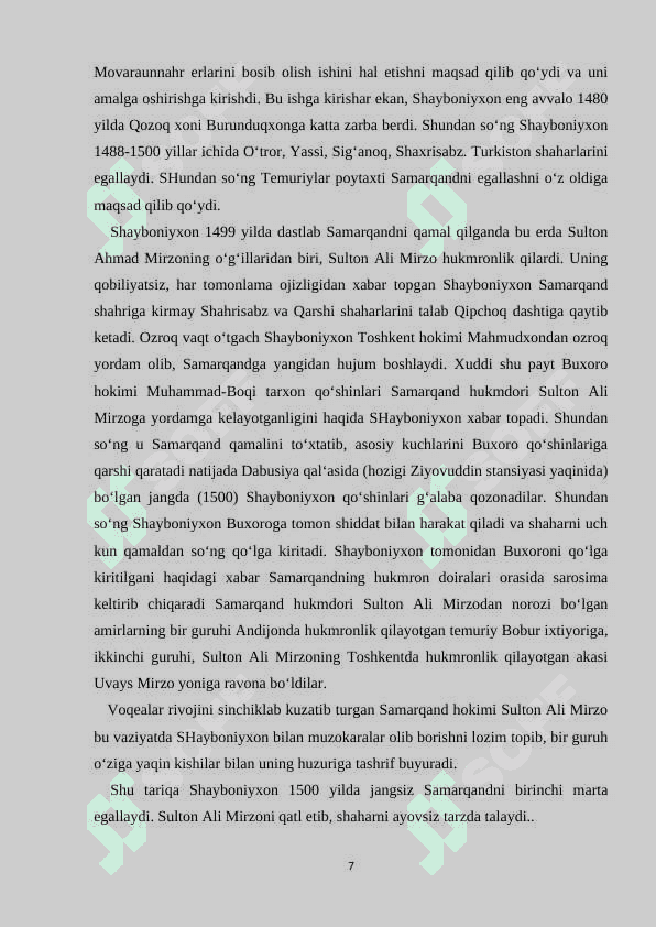 Xiva xonligining tashkil topishi va siyosiy tarixi KURS ISHI.docx 7