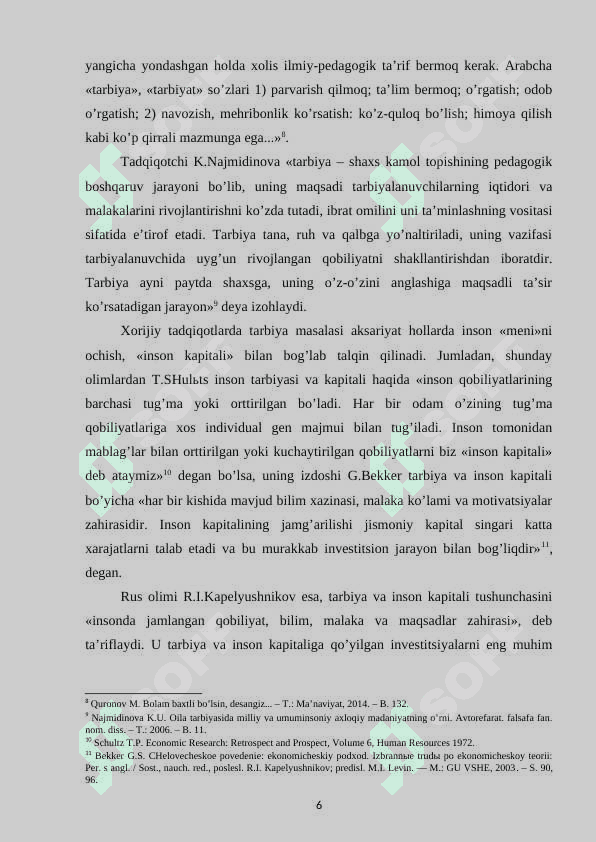TARBIYA FANINI O’QITISHDA YANGI PEDAGOGIK TEXNOLOGIYALARDAN FOYDALANISHNING O’ZIGA XOS XUSUSIYATLARI 6