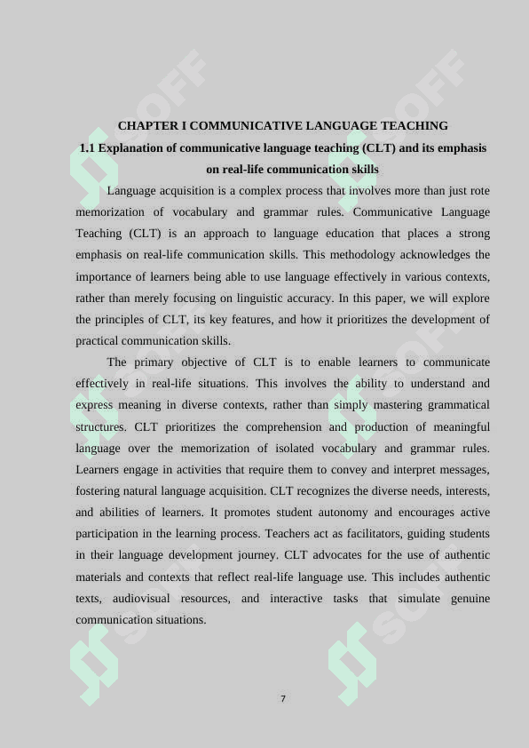 Current methods of language teaching 7
