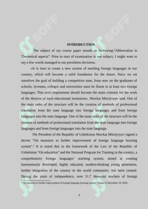 ABBREVATION IN THEORETICAL ASPECT 2
