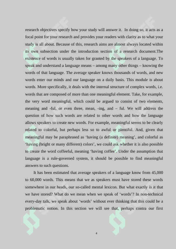 The structure and formation of words 3