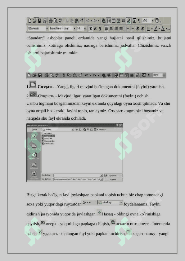 Microsoft Word matn muharriri va uning imkoniyatlari 4