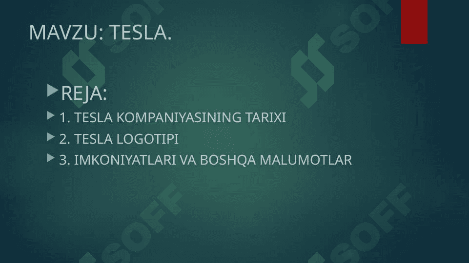 TESLA 2