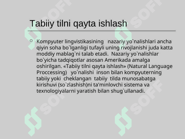 Kompyuter lingvistikasining asosiy yo‘nalishlari 5