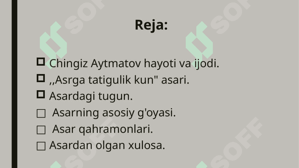 Chingiz Aytmatov hayoti va ijodi 2
