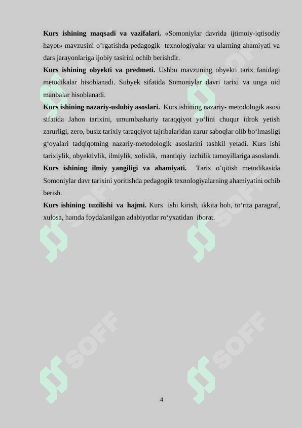 Somoniylar davrida ijtimoiy-iqtisodiy hayot mavzusini o‘qitishda pedagogik texnologiyalardan foydalanish 4