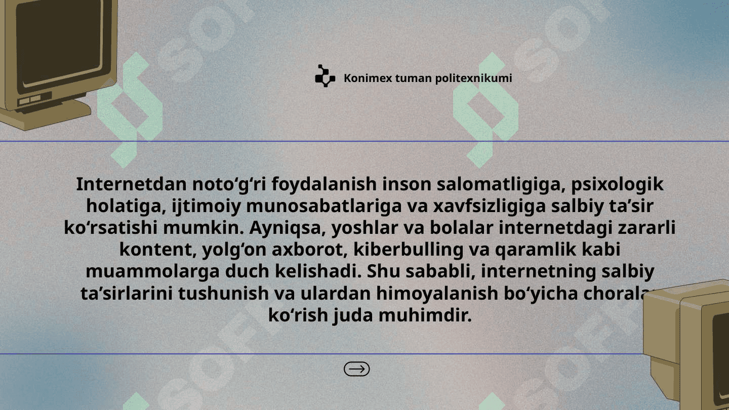 INTERNETNING SALBIY OQIBATLARI 4