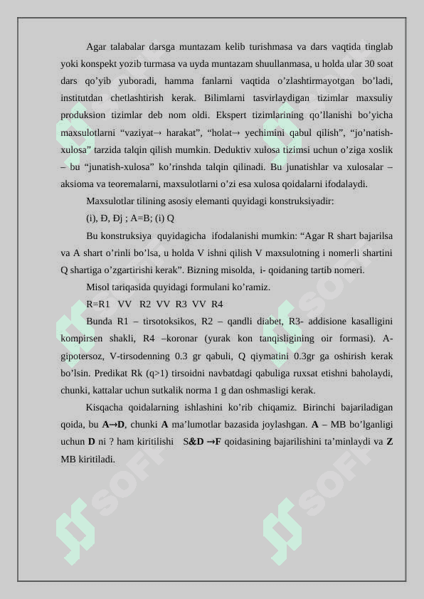 Sun’iy intellekt tizimlari 8