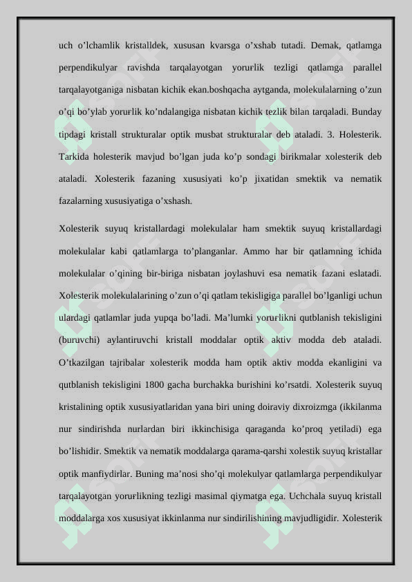 Suyuq kristallar va ularning xususiyatlari 4