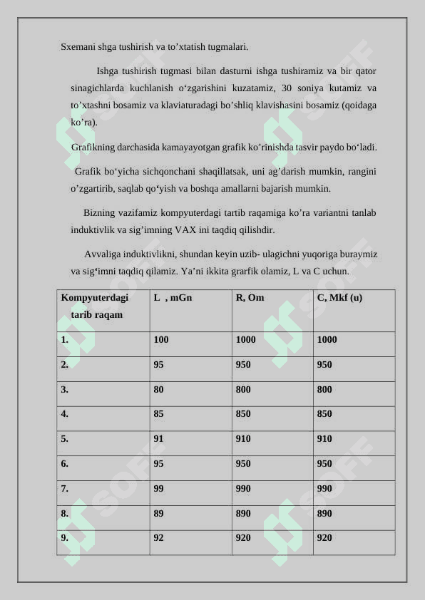 Proteus dasturida qurilmalar sxemalarini yig‘ish va o‘rganish ketma ketligi, qarshilikli termometrlarni sxemasini qurish. 7