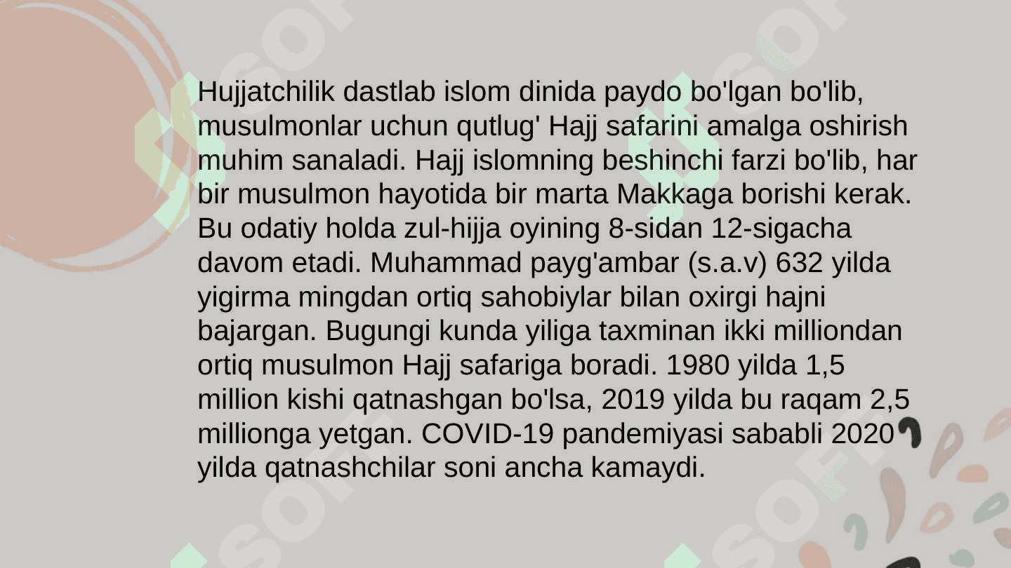 Hujjatchilik tarixi. Hujjat turlari. 3