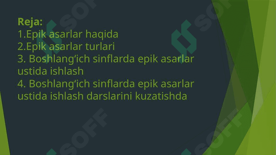 Boshlang‘ich sinflarda epik asarlar ustida ishlash darslarini kuzatish va didaktik materiallarning ahamiyatini tahlil qilish 2