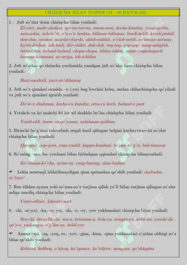 Imlo qoidalari 3