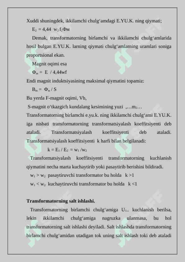 Transformatorlar 4