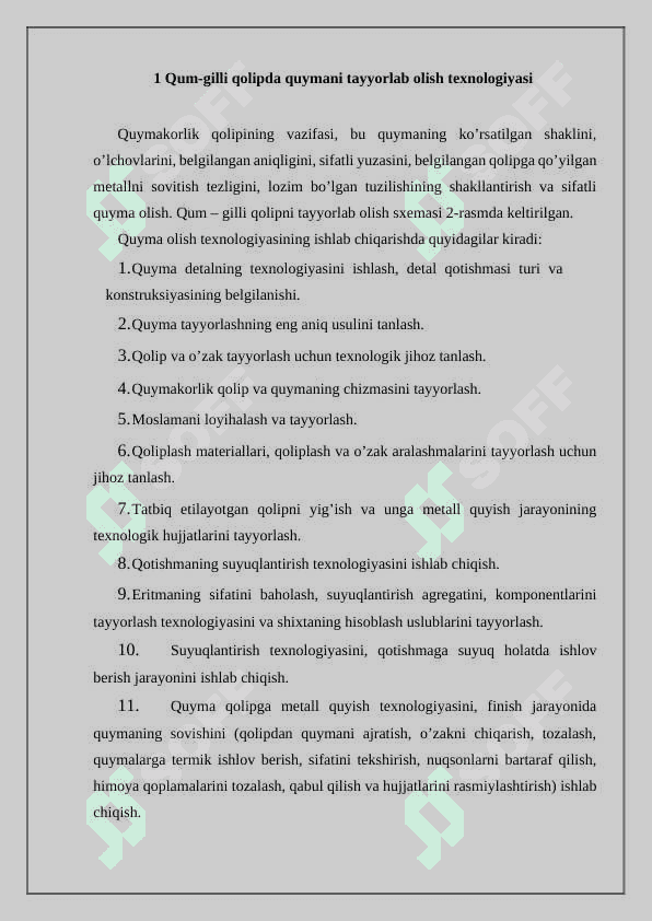 Quymakorlik asoslari 2