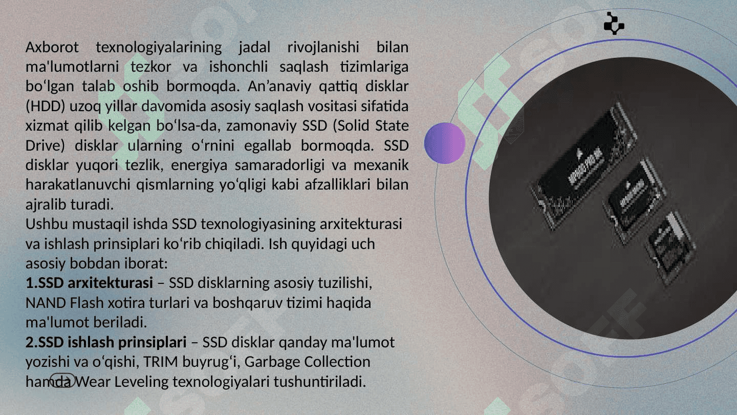 SSD arxitekturasi va ishlash prinsiplari 3