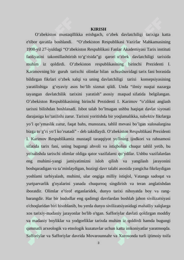 SAFFORIYLAR DAVLATINING TASHKIL TOPISHI 3