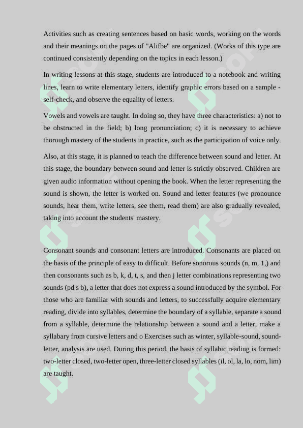 Types of letters course work 8