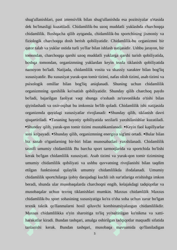 Futbolchilarning chidamlilik qobilyatlarini rivojlantirishda maxsus vosita va metodlardan foydalanish 5