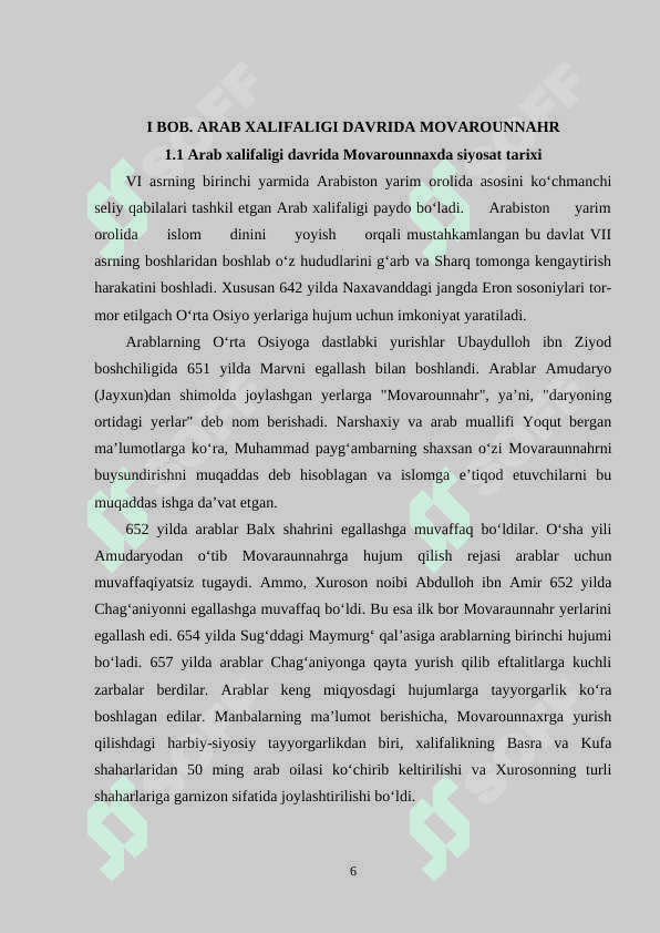 ARAB XALIFALIGI DAVRIDA MOVAROUNNAHR 6