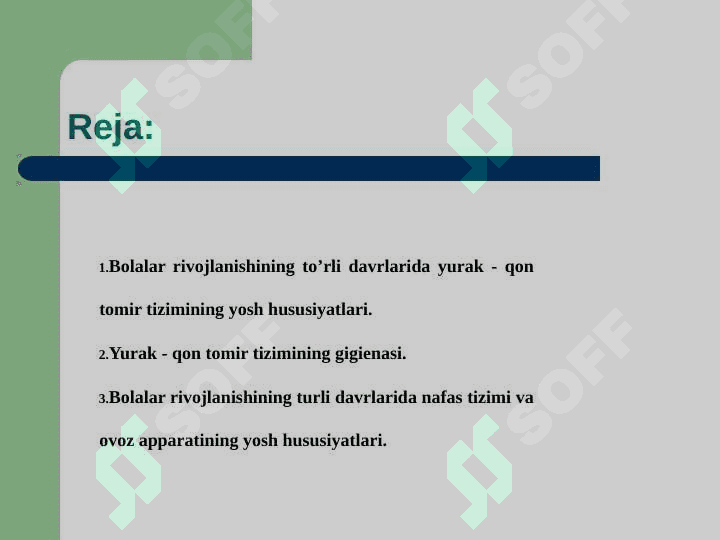 Bollarda qon aylanish sestimasi 2