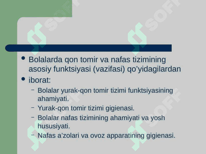 Bollarda qon aylanish sestimasi 3