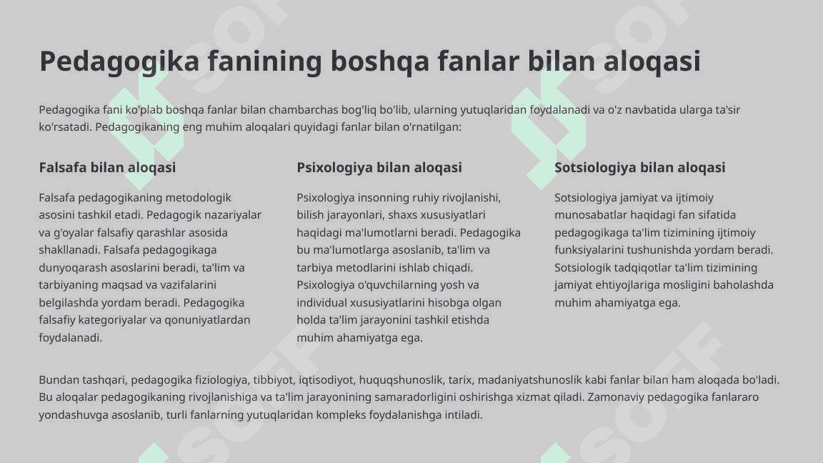 Pedagogika nazariyasi va tarixi 3
