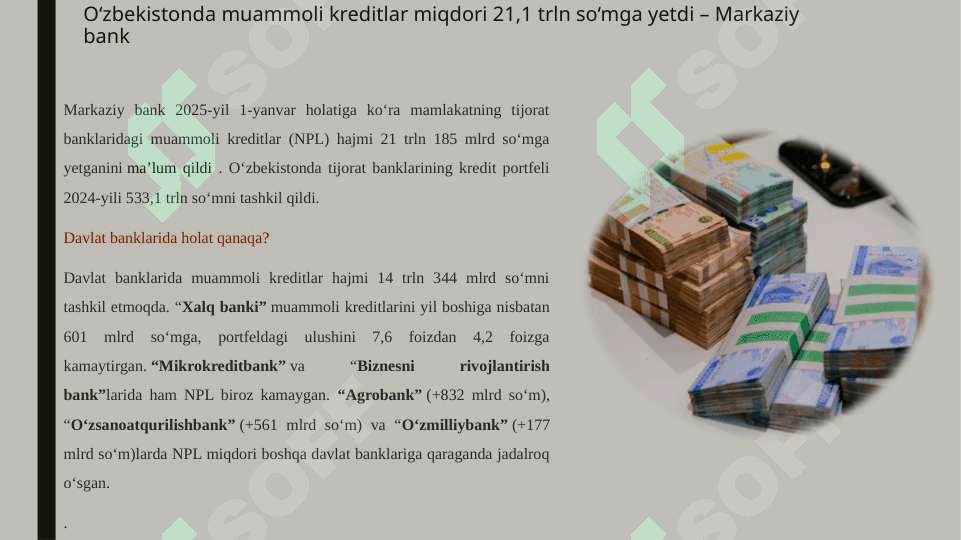 Muammoli kreditlar 6