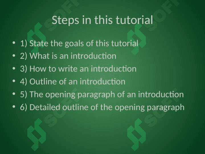 How to Write an Introduction 2