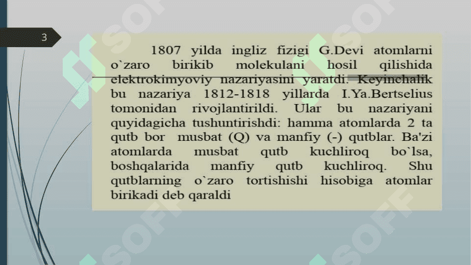 Kimyoviy bog'lanishlar va molekula tuzilishi 3