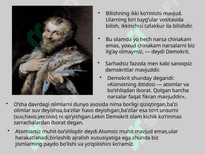 Demokrit falsafiy qarashlari 4