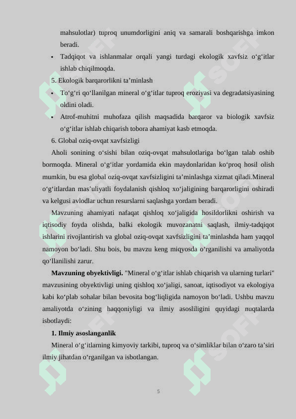Mineral o‘g‘itlar ishlab chiqarish va ularning turlari 5